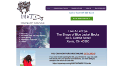 Desktop Screenshot of liveletdyesalon.com